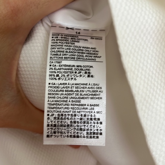 NWT White Banana Republic Blazer - Picture 6 of 7